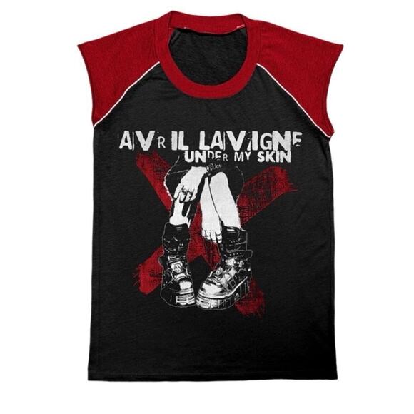 AVRIL LAVIGNE Under My Skin 20th Anniversary Tee, Size Large, New w/o Tag - Picture 1 of 5